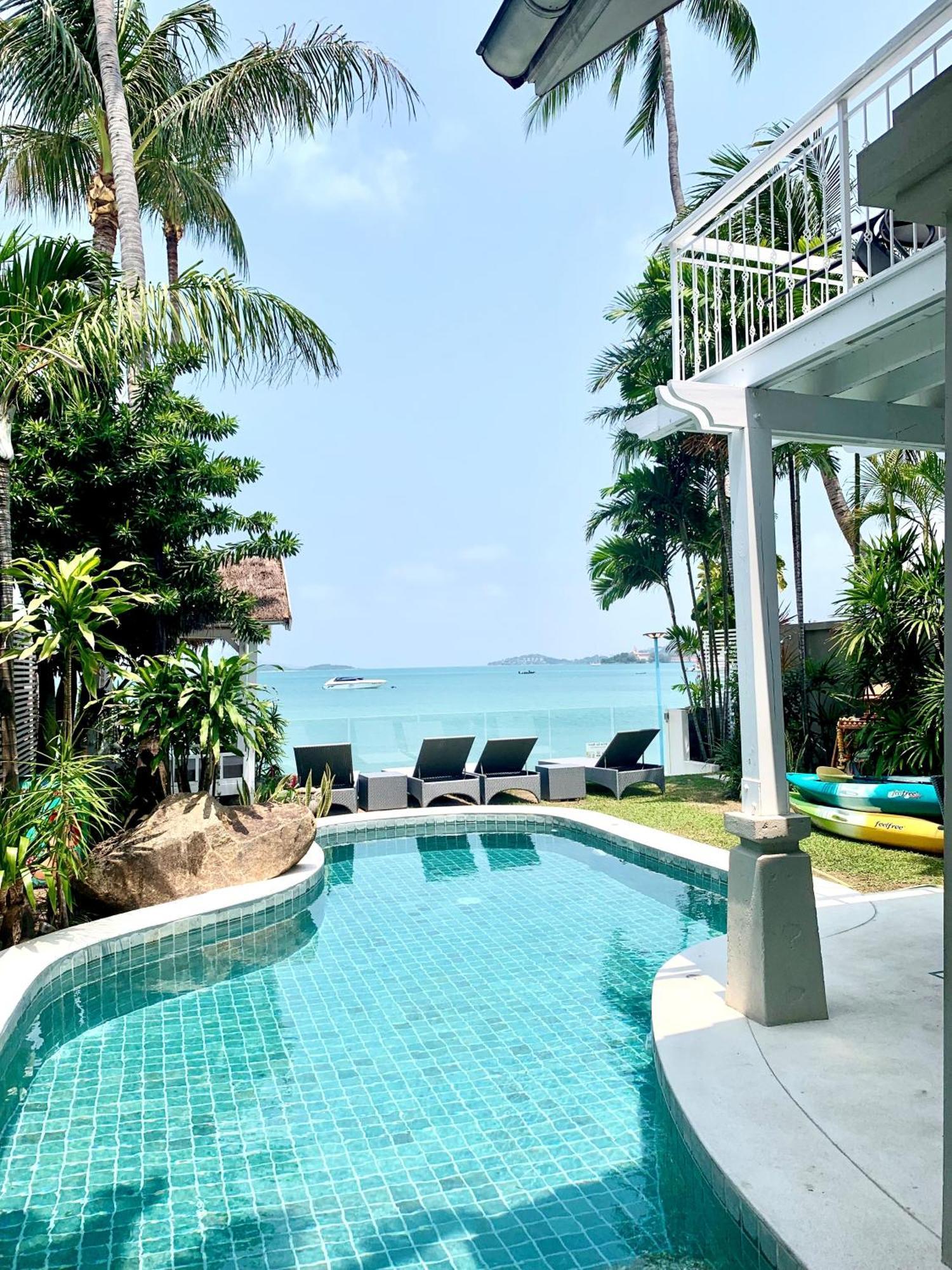 Beachfront Villa Charmant With Private Pool Ko Samui Exterior foto