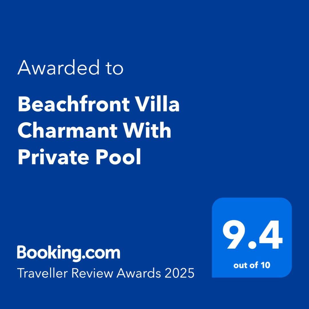 Beachfront Villa Charmant With Private Pool Ko Samui Exterior foto